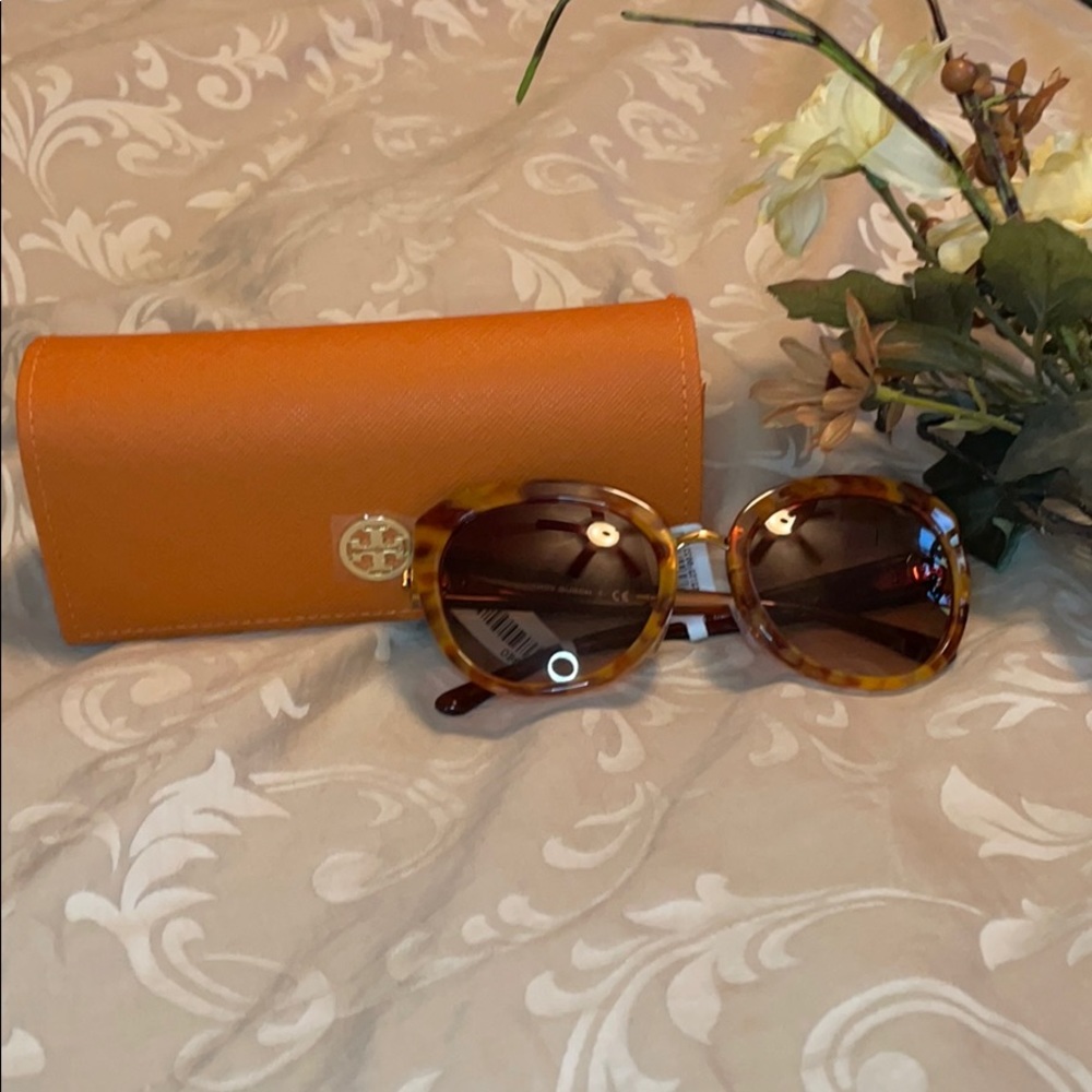 Brown Tory Burch Sunglasses